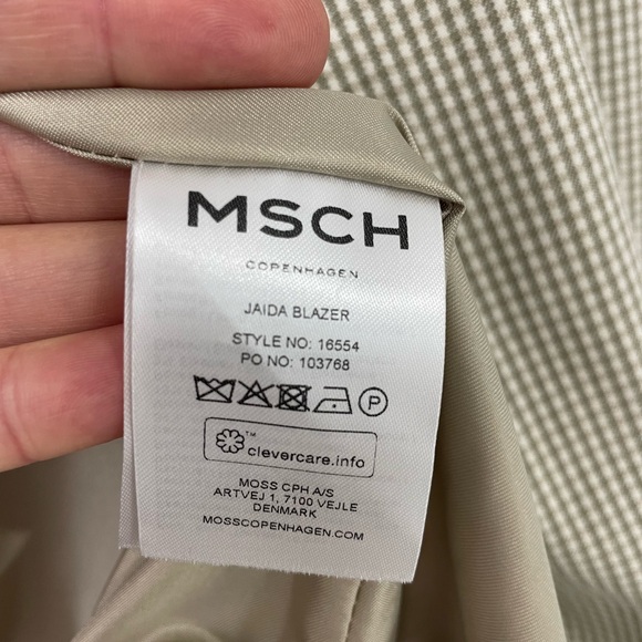 [L] MSCH COPENHAGEN Blazer checkered single breasted - Picture 11 of 12